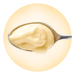 Photo: spoonful of mayonnaise.