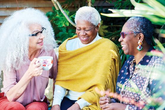 Group of women laughing