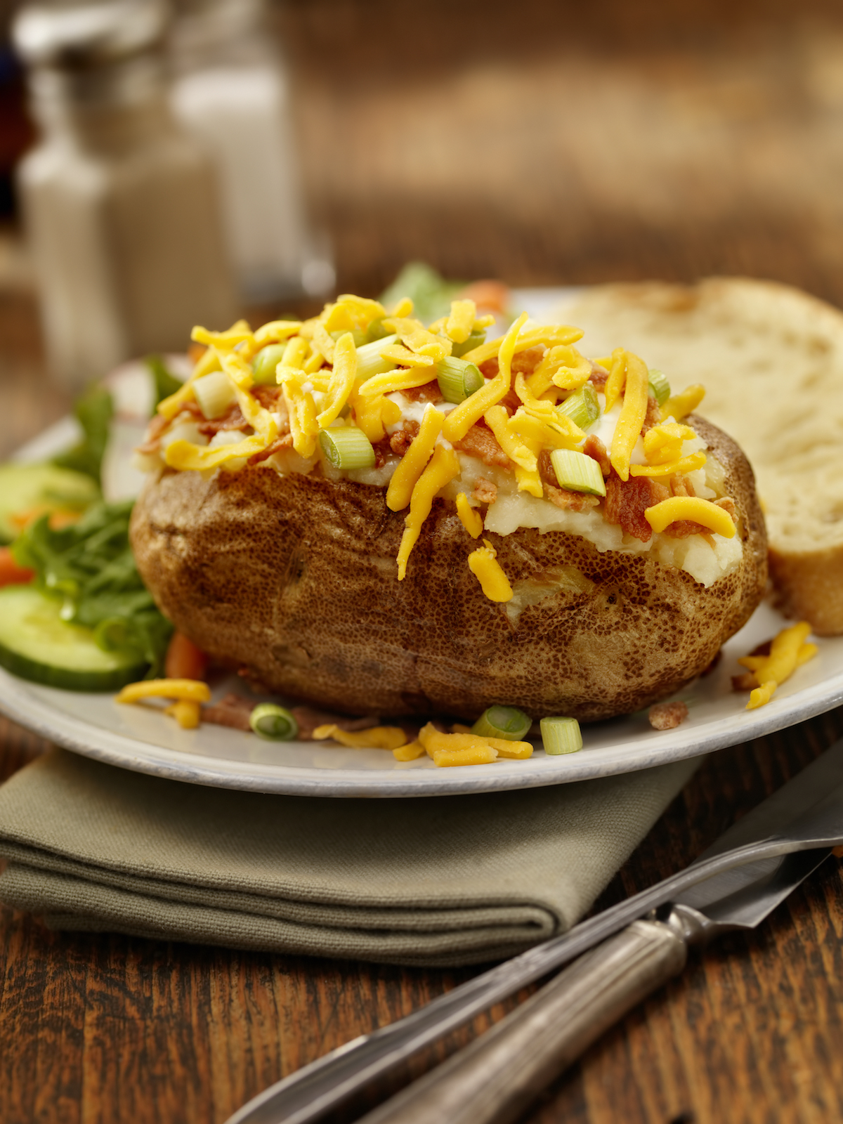 Asparagus & Turkey Stuffed Potatoes 