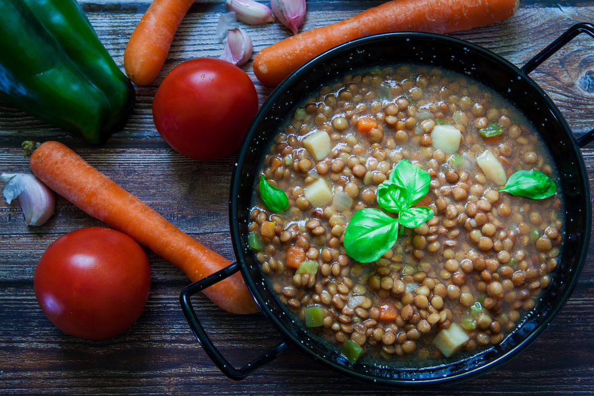 Lentil Soup with Lime