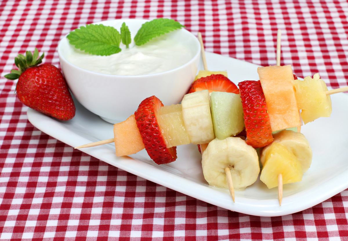 Caribbean Fruits with Key Lime Dip