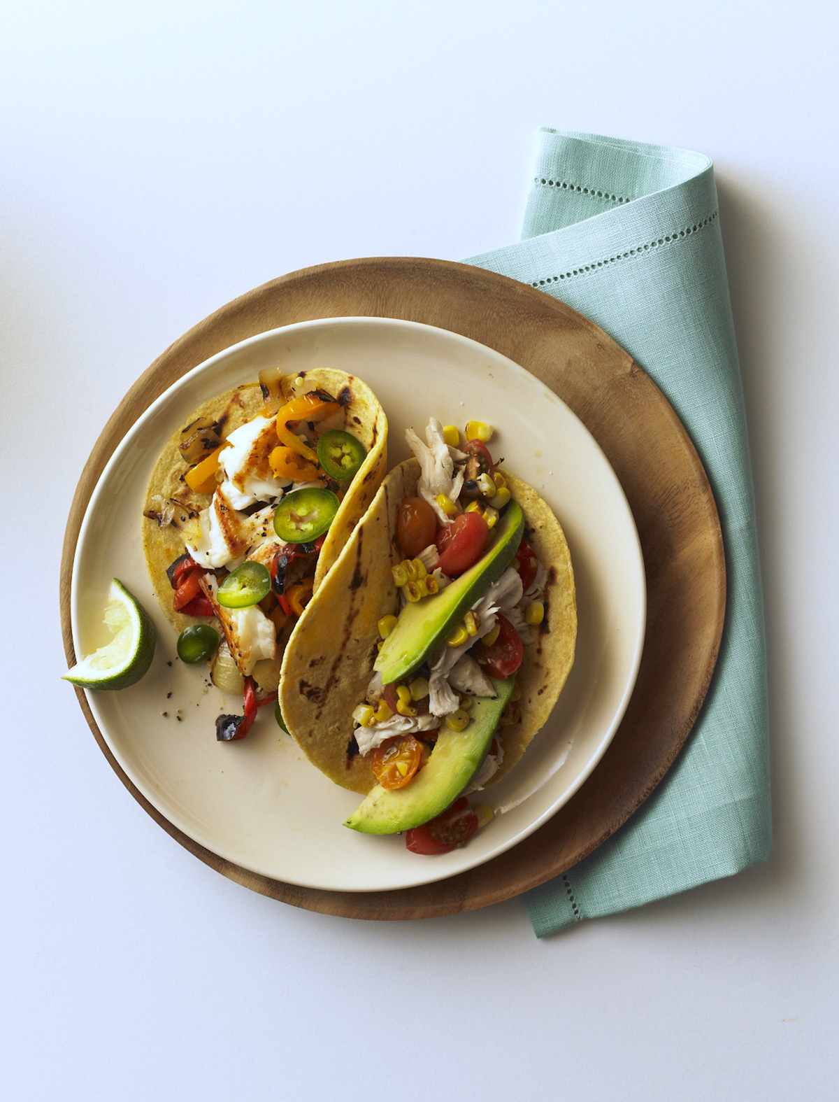 Shredded Chicken Tacos with Chipotle and Avocado