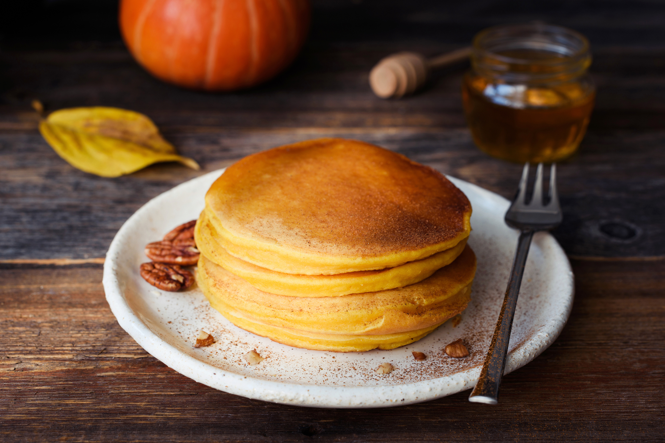 Pumpkin pancakes