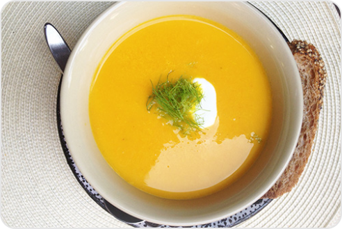 Creamy Carrot Ginger Soup