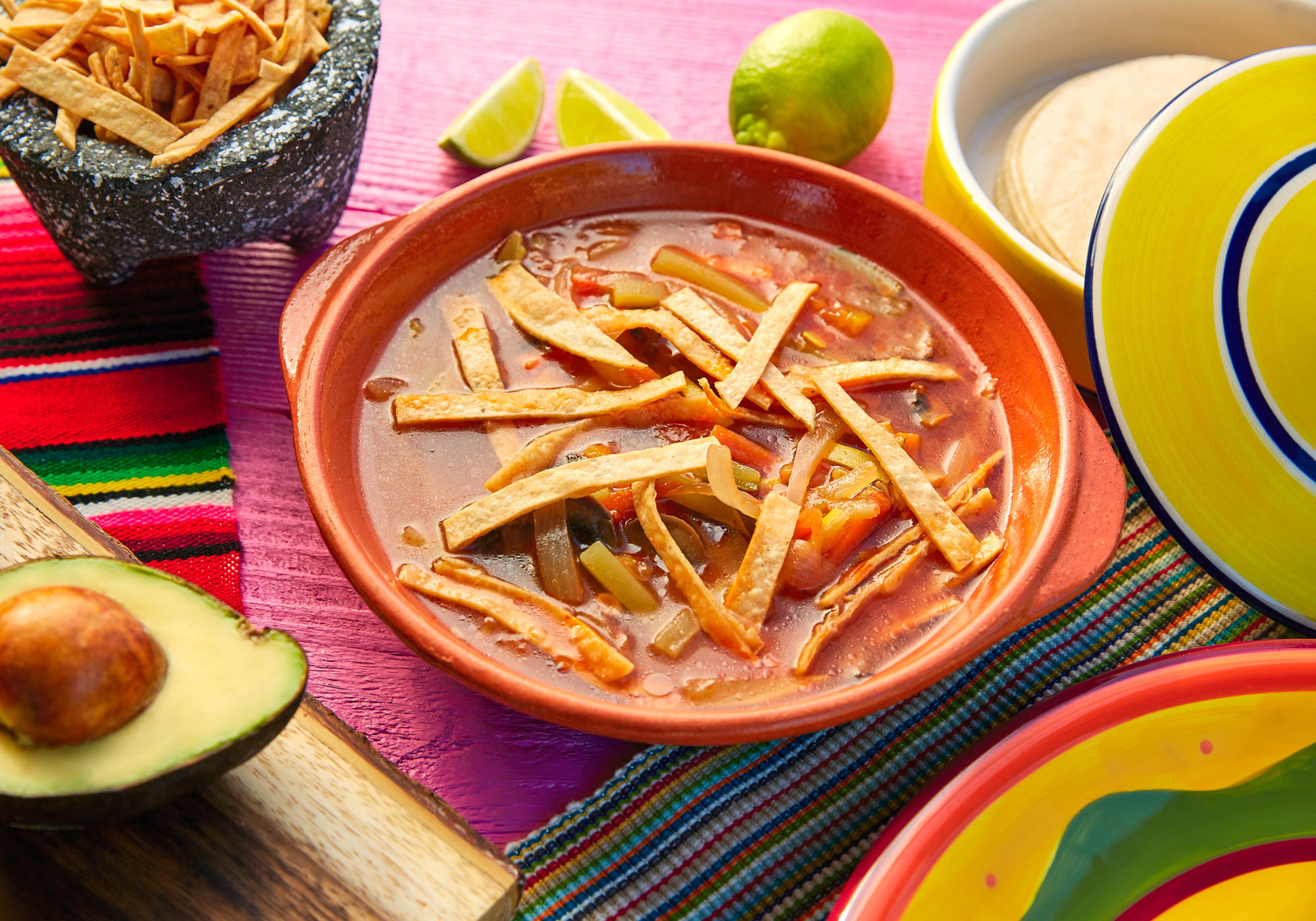 Photo: Light and Tangy Tortilla Soup