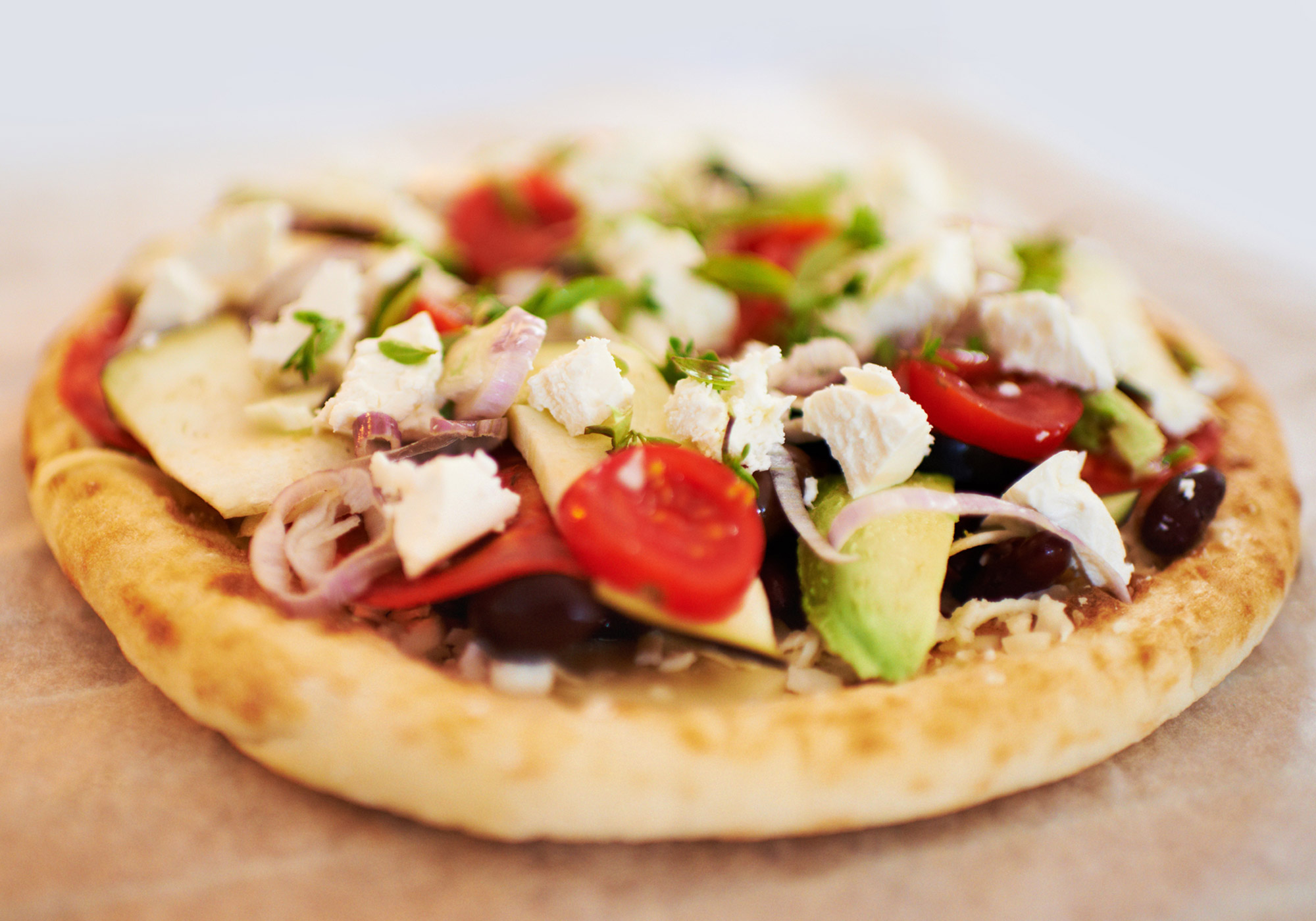 Photo: Mediterranean Flatbread Sandwich