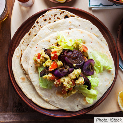 Mushroom Tempeh Tacos