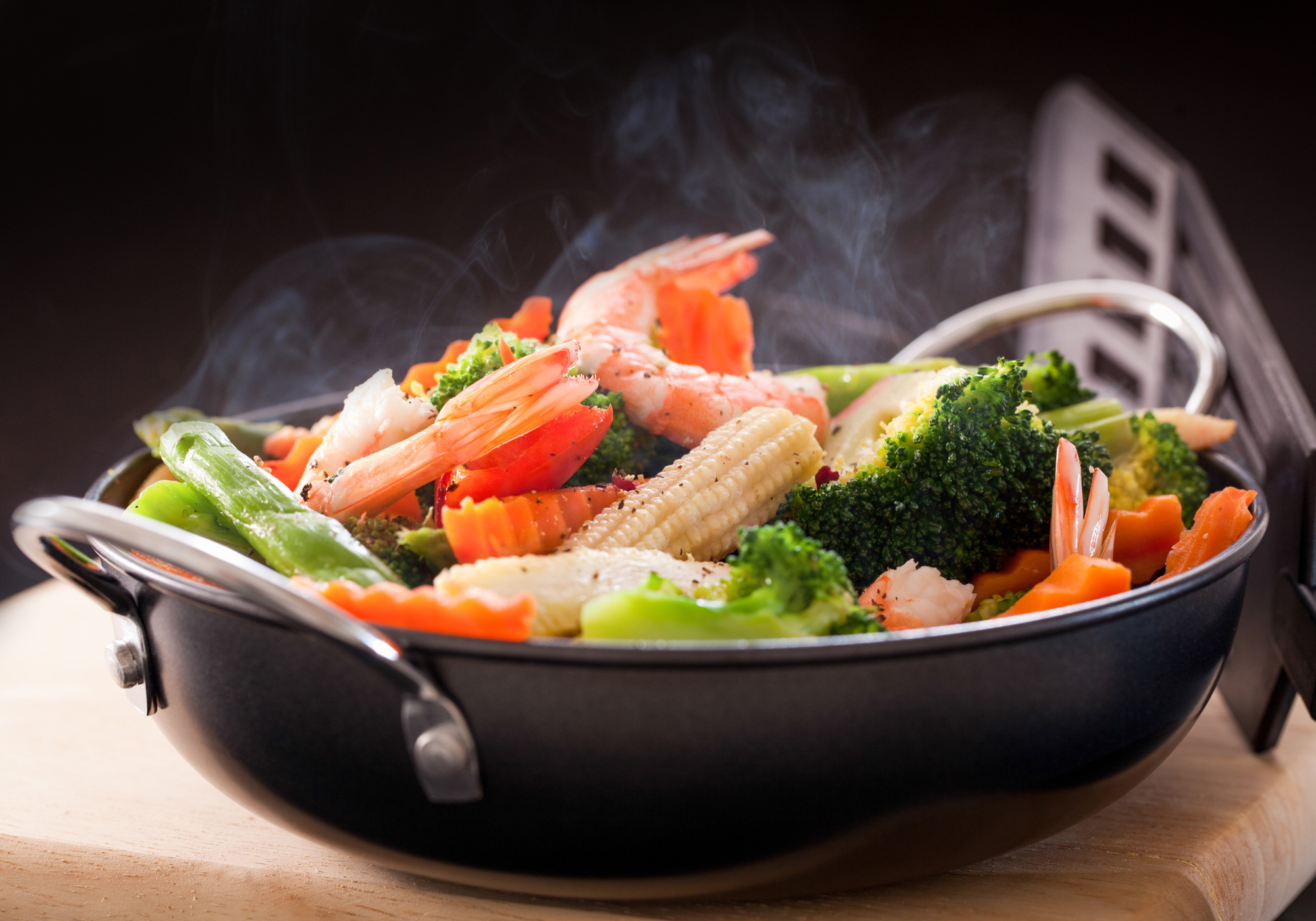 Photo: Shrimp Stir-Fry with Mixed Veggies