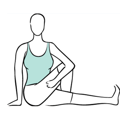 Illustration of spinal twist