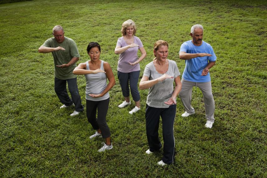 tai chi outside