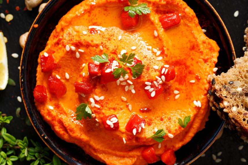 Roasted Red Pepper Hummus