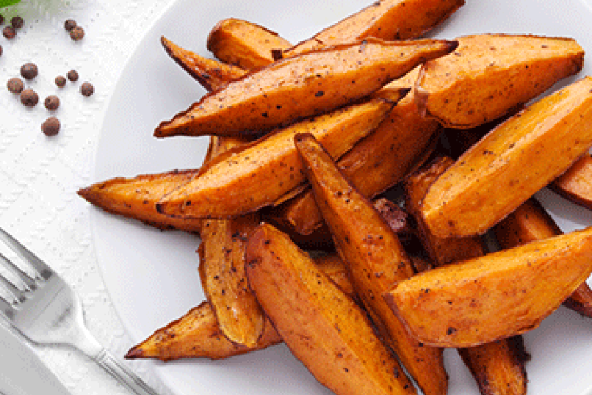 Maple Roasted Sweet Potatoes