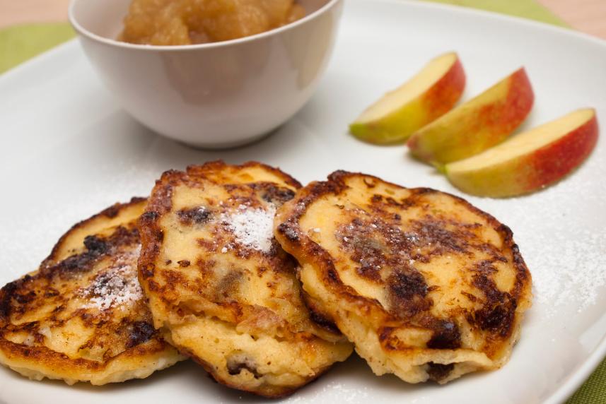 Photo: Applesauce Pancakes.