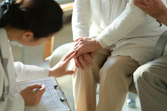 Couple with doctor