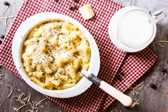 Cauliflower cream mac ‘n’ cheese