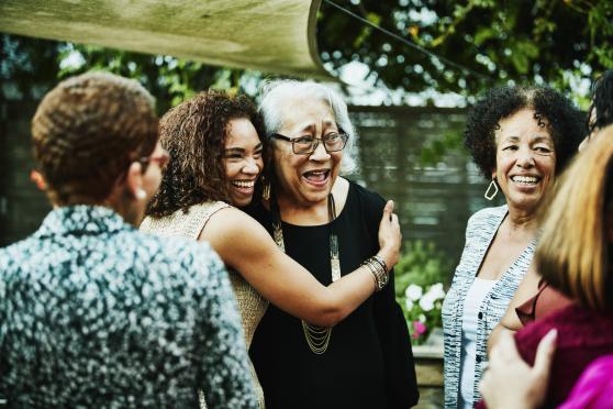 Photo: Family laughing and smiling