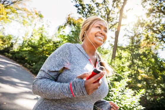 Woman running