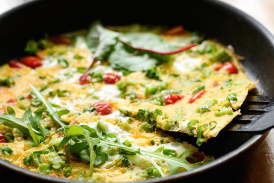 Frittata with vegetables