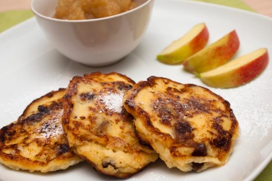 Photo: Applesauce Pancakes.