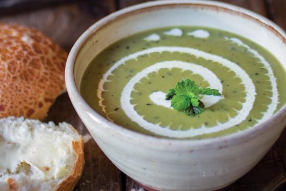 Photo: Bowl of Easy Pea-sy Soup.